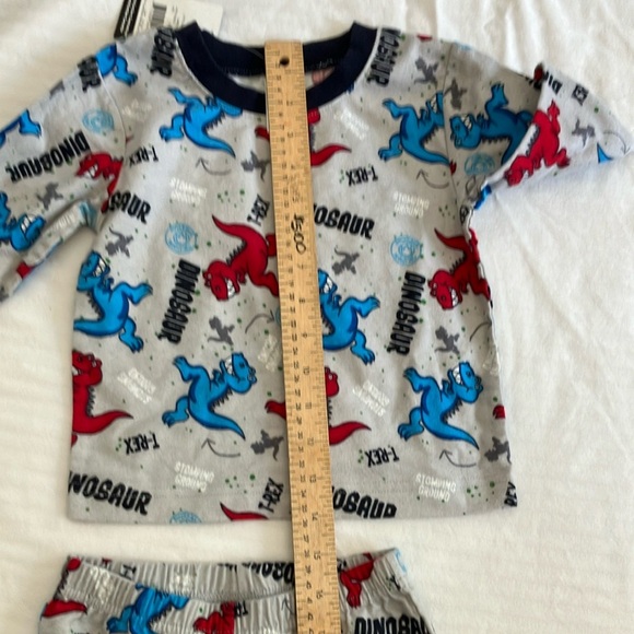George NWT flannel cotton dinosaur pyjamas toddler size 2 years old - Picture 7 of 8